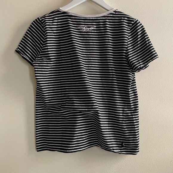 Karl Lagerfeld Stripe Tee Small - Picture 6 of 8